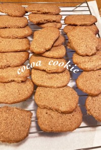 HMで作る本格ココアクッキー