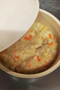 圧力鍋で約30分！生米から作る中華粥