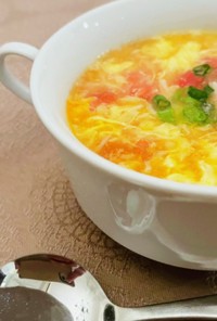トロうま♡トマトと卵の中華風スープ