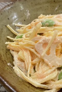 ファミマ風♡ポテトと枝豆の明太サラダ