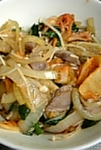 砂肝のキム野菜炒め