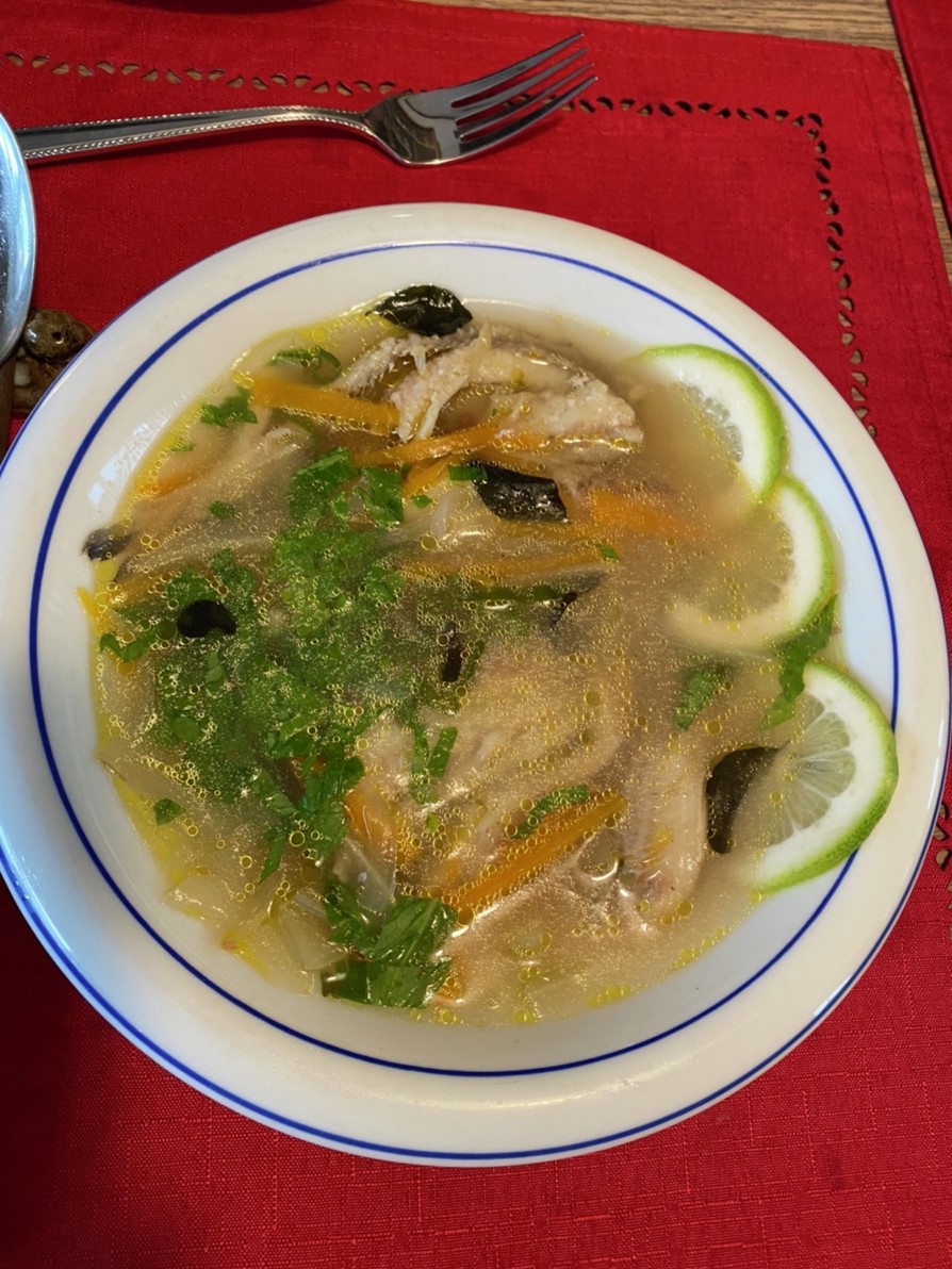 氷下魚のスープの画像