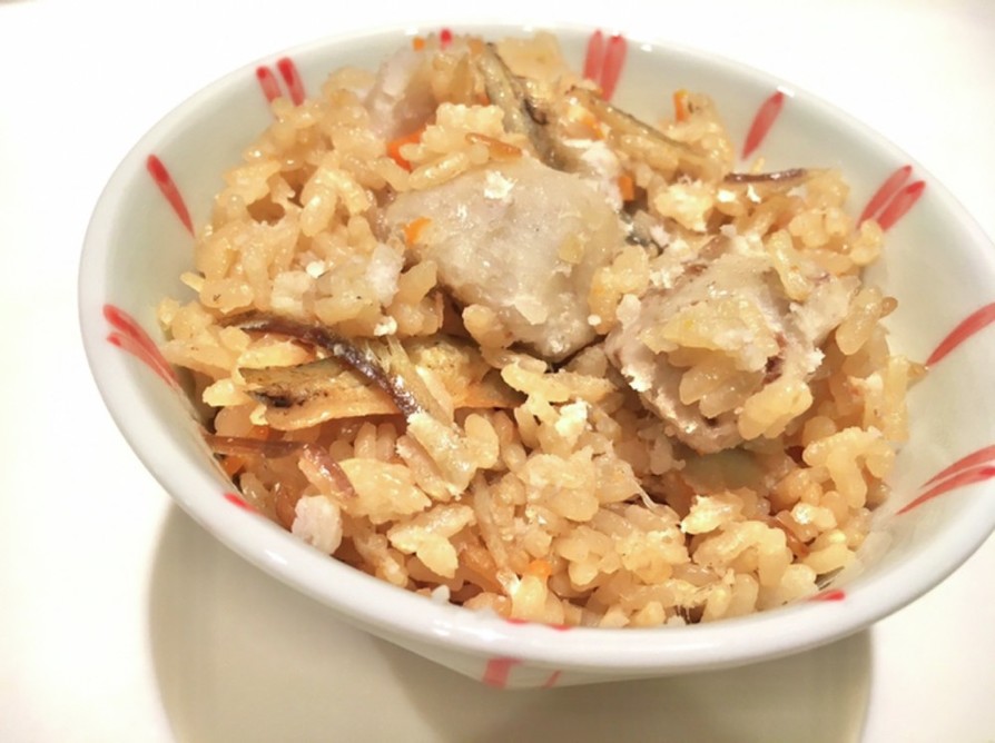 里芋の炊き込みご飯の画像