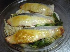 鮭の味噌マヨネーズ焼き!美味しい♪