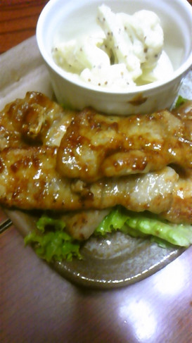 簡単豚の照り焼き♪
