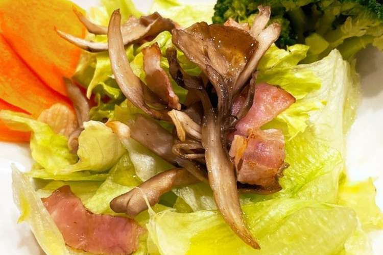 簡単で美味しい きのことベーコンサラダ レシピ 作り方 By Tomopii クックパッド 簡単おいしいみんなのレシピが366万品