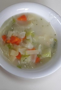 とても簡単な野菜スープ