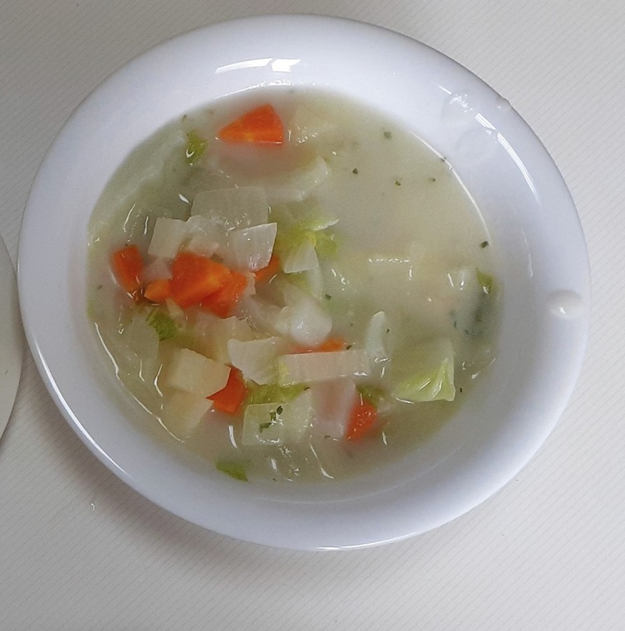 とても簡単な野菜スープの画像