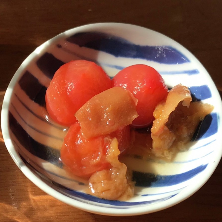 ミニトマトの梅びたしの画像
