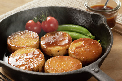ねばり芋（長芋）のステーキの写真