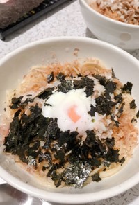 納豆のスープパスタ