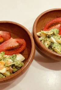 ブロッコリーと卵のデリ風サラダ