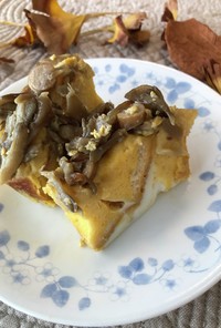 舞茸とソーセージのフレンチトースト