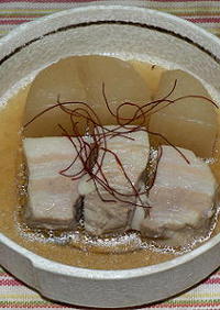 豚バラ肉と大根のあっさり角煮