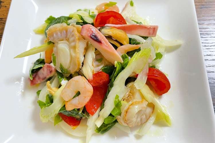 セロリのシーフードマリネ レシピ 作り方 By ちゅみちょ クックパッド 簡単おいしいみんなのレシピが378万品