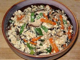 具沢山炒り豆腐