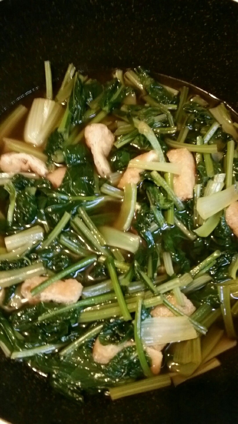 超簡単小松菜の煮浸しの画像