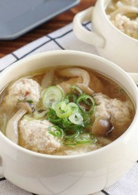 ☆簡単☆豆腐入り肉団子スープ