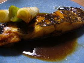 冷凍カレイの煮付け