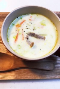 野菜&牛乳消費♫あったか生姜ミルクスープ