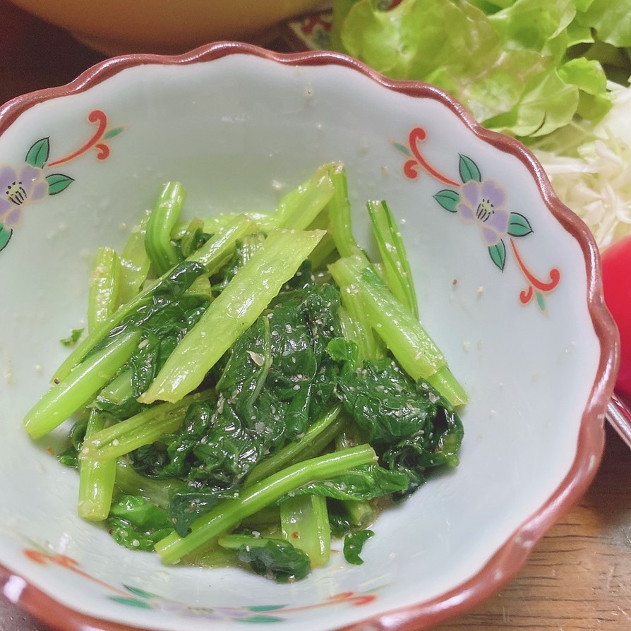びっくりするほど食べちゃう小松菜のナムルの画像