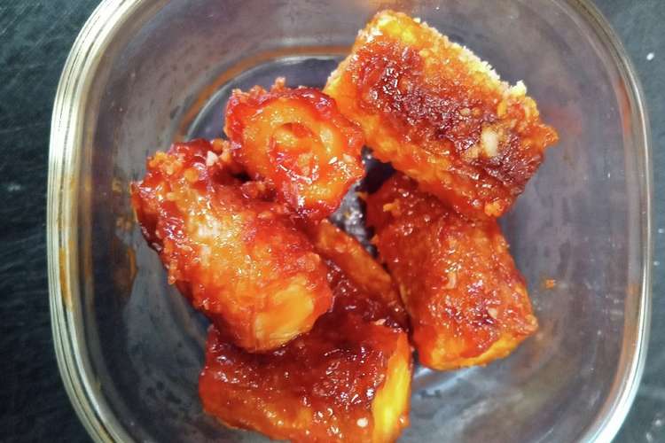 チーズ入りちくわのケチャップ和え レシピ 作り方 By たっち くん クックパッド 簡単おいしいみんなのレシピが360万品