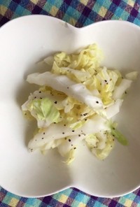 生白菜で☆シャキシャキシーザーサラダ