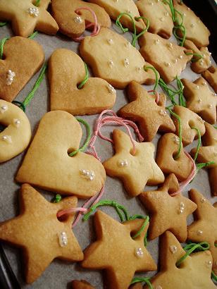 サクサクのクリスマスオーナメントクッキーの画像
