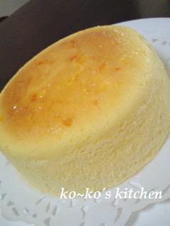 ふんわりスフレチーズケーキ