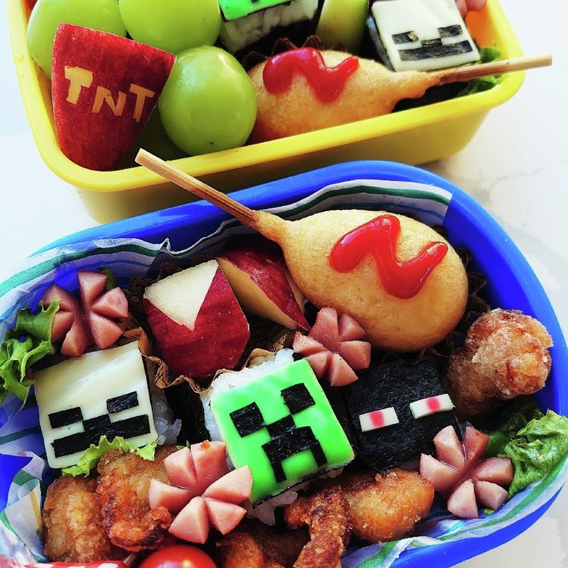 みんなが作ってる キャラ弁 マインクラフトのレシピ クックパッド 簡単おいしいみんなのレシピが361万品