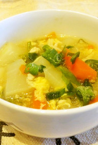ハヤトウリの中華風スープ