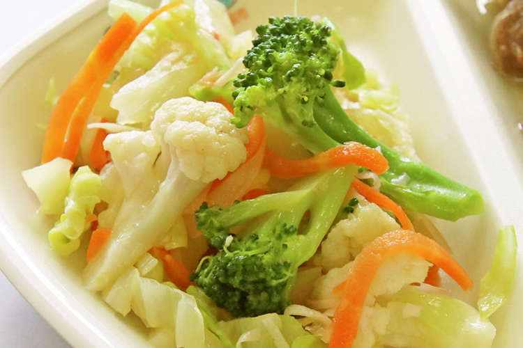 学校給食 花野菜のサラダ レシピ 作り方 By 長野県駒ヶ根市 クックパッド 簡単おいしいみんなのレシピが367万品