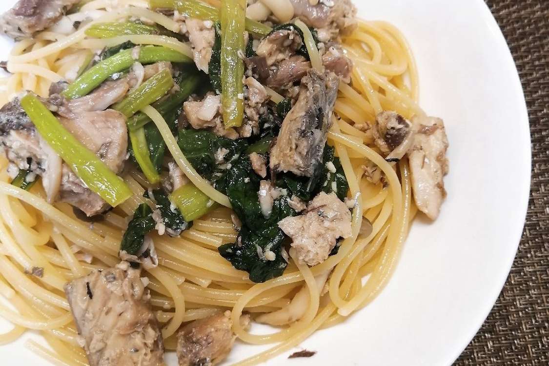 白だしで簡単 鯖缶和風パスタ レシピ 作り方 By 主夫のれしぴ クックパッド 簡単おいしいみんなのレシピが379万品