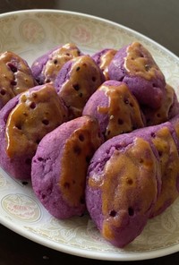 秋の味覚✨なめらか　紫芋スイートポテト