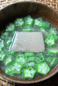 胡麻豆腐の味噌汁