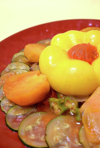 柿と味噌汁のラタトゥイユ