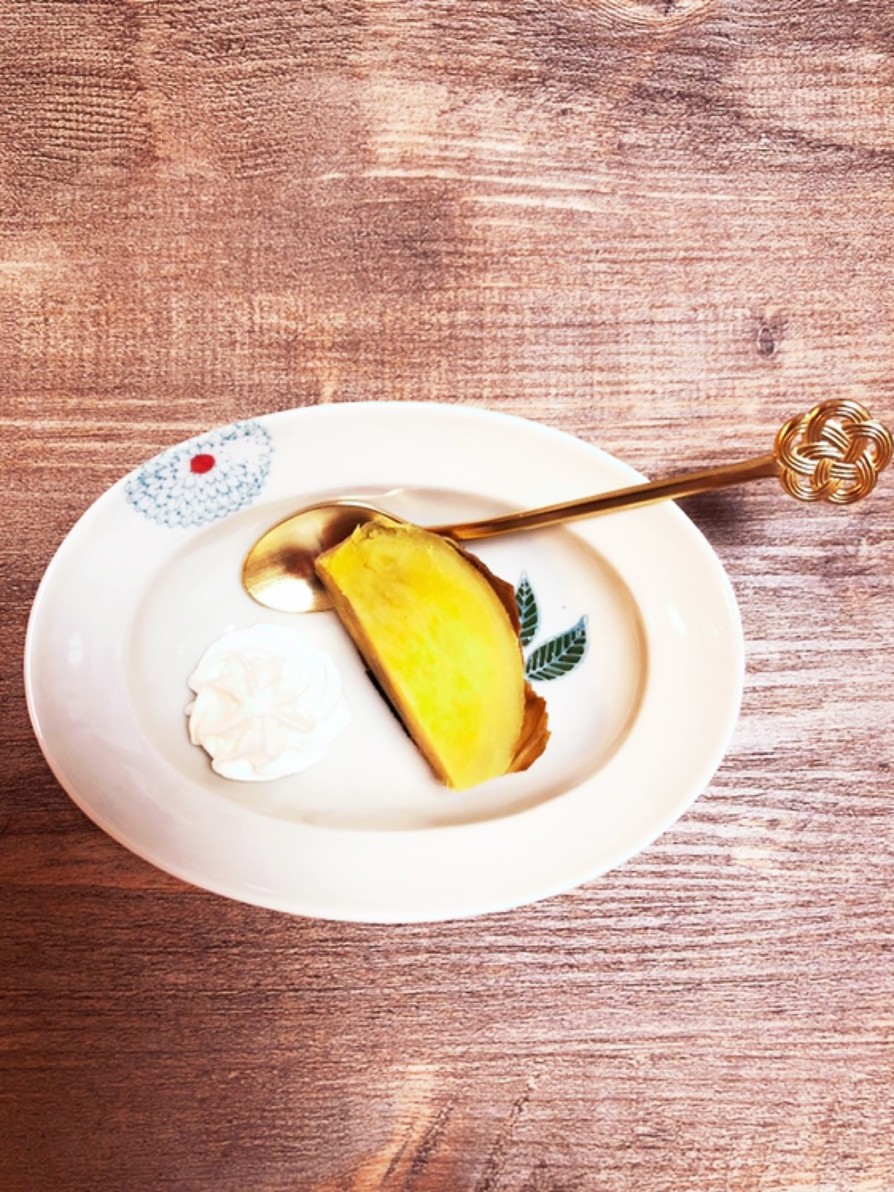 安納芋のホイップクリーム添えの画像