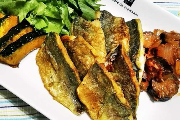 アジのムニエル カレー風味 レシピ 作り方 By Mikemino クックパッド 簡単おいしいみんなのレシピが378万品
