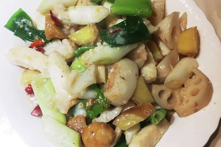 イカ レンコン ネギの白辛炒め レシピ 作り方 By ガルディエリア クックパッド 簡単おいしいみんなのレシピが377万品