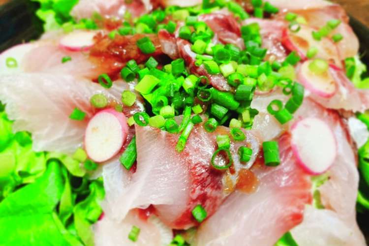 ボラの刺身梅ぽん酢サラダ レシピ 作り方 By 藤井２１ クックパッド 簡単おいしいみんなのレシピが366万品