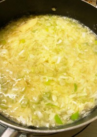 簡単トロトロたまごの中華スープ