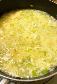 簡単トロトロたまごの中華スープ