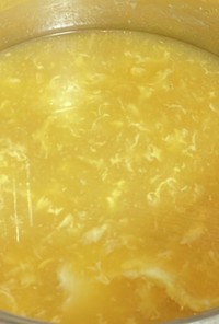 簡単中華　かき卵入りコーンスープ　粟米湯