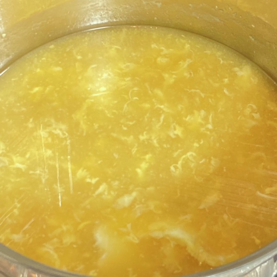 簡単中華　かき卵入りコーンスープ　粟米湯の画像