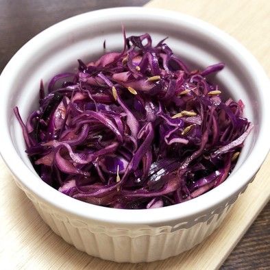 紫キャベツのサラダ（マリネ）の写真