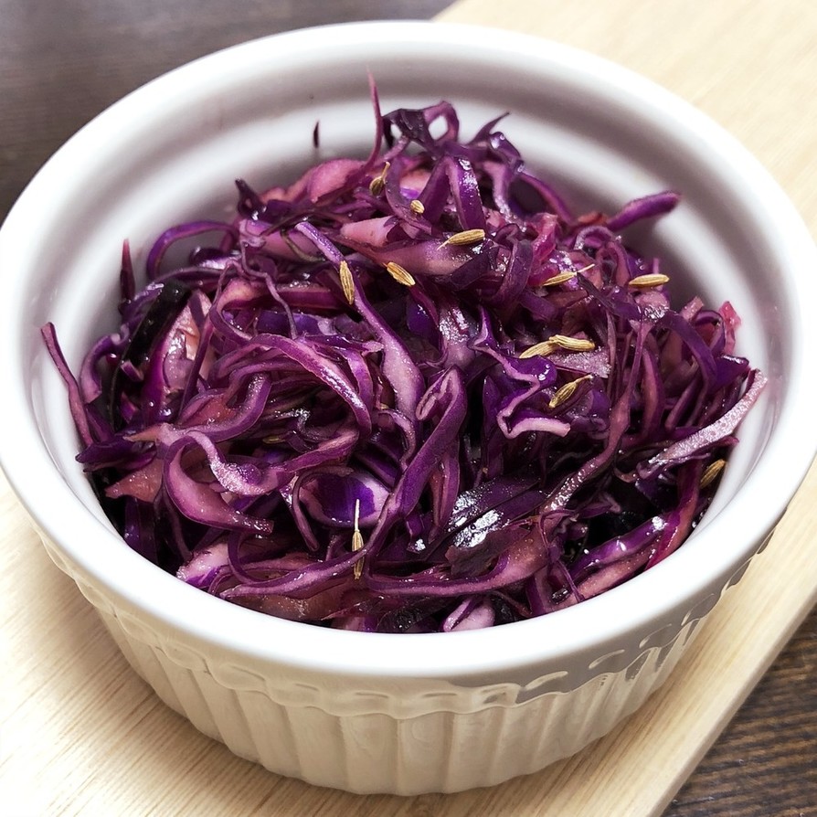 紫キャベツのサラダ（マリネ）の画像