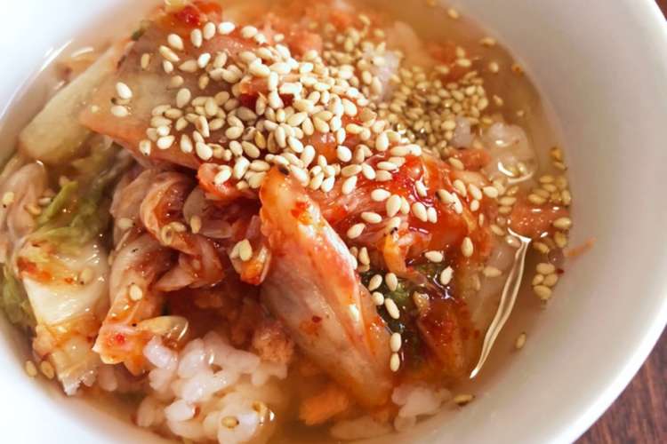 簡単 キムチと鮭フレークのお茶漬け レシピ 作り方 By ﾓﾓﾁﾊﾏ クックパッド 簡単おいしいみんなのレシピが372万品