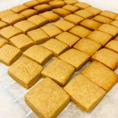 バターで作る王道きなこクッキーの写真