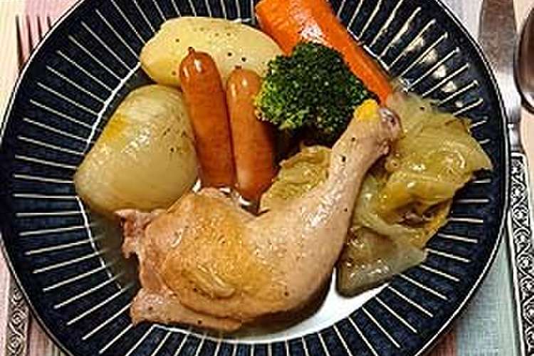 ダッチオーブンde骨付き鶏もも肉のポトフ レシピ 作り方 By ひーパパ クックパッド 簡単おいしいみんなのレシピが366万品