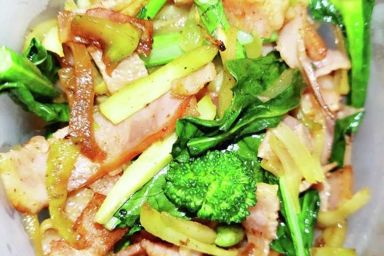 作り置き ブロッコリーの葉と茎炒め レシピ 作り方 By Maconci クックパッド 簡単おいしいみんなのレシピが367万品